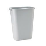 Rubbermaid Commercial Wastebasket Trash Container, 41QT/10.25 GAL, Plastic, Black, Stackable Trash Can for Bedroom/Bathroom/Office, Fits Under Desk/Sink/Cabinet