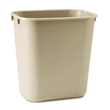 Rubbermaid Commercial Wastebasket Trash Container, 41QT/10.25 GAL, Plastic, Black, Stackable Trash Can for Bedroom/Bathroom/Office, Fits Under Desk/Sink/Cabinet