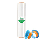 18" x 1500' Plastic Shrink Wrap Roll - 80 Gauge, 500% Stretch Industrial Strength Moving Wrap, Heavy Duty Pallet & Furniture Protection - 4 Roll Bundle Stretch Wrap with Handles