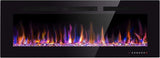 50 inch Electric Fireplace Recessed and Wall Mounted Insert Update