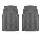 Motor Trend FlexTough Floor Mats for Cars, Black Deep Dish All-Weather Car Mats, Waterproof Trim-to Fit Automotive Floor Mats for Cars Trucks SUV, Universal Floor Liner Car Accessories
