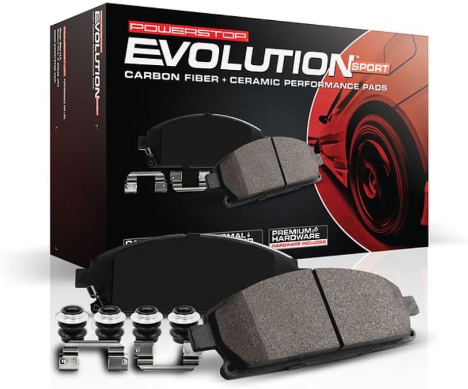 PowerStop Z23 Performance Carbon Fiber Ceramic Brake Pads Front Z23-2076