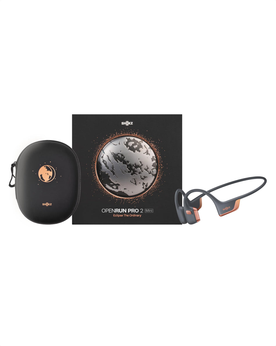 SHOKZ OpenRun Pro 2 Bone Conduction Bluetooth Sport Headphones, Black