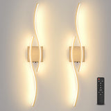 Battery Operated Wall Sconces Set of Two, Black 31.4" 3 Color LED dimmable Wireless Wall Sconce with Remote Control, USB Rechargeable Wall Lights for Living Room Bedroom Hallway Background