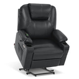 MCombo Power Lift Recliner Chair for Elderly, Heat and Massage 7040(Medium)