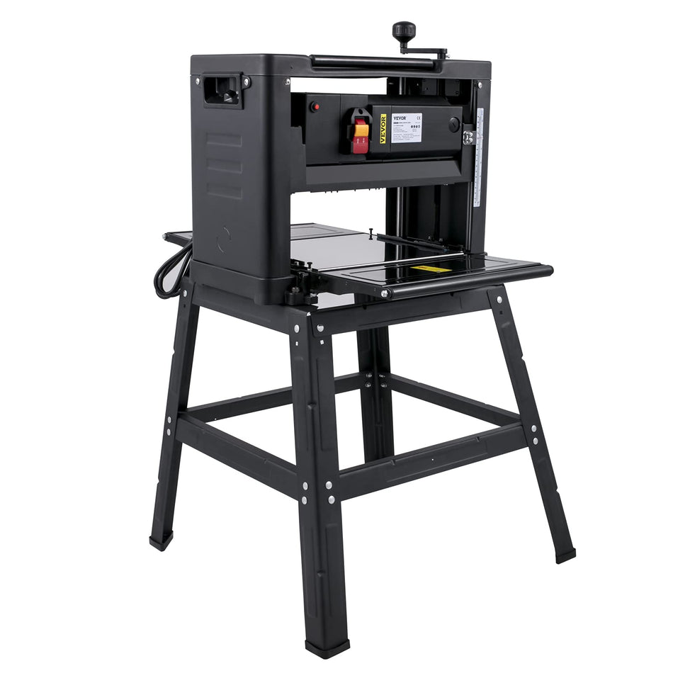 VEVOR Power Benchtop Planer Three-Blade Two Speed 13" Thickness Planer