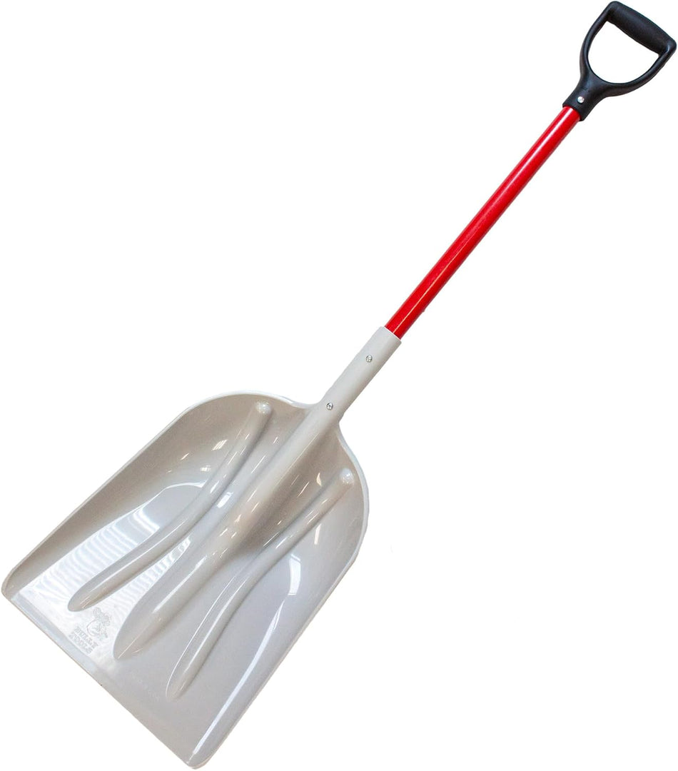 Bully Tools Heavy Duty Poly Scoop X-Long Fiberglass D-Grip, Made in USA