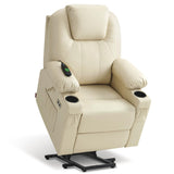 MCombo Power Lift Recliner Chair for Elderly, Heat and Massage 7040(Medium)