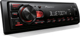 Pioneer MVH-S230BT 1-Din Car Stereo with Bluetooth, USB, AM/FM Radio