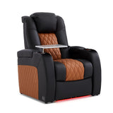 Weilianda Home Theater Seating, Top Grain Leather Movie Theater Chair