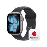 Apple Watch Series 11 [GPS 42mm] Smartwatch with Space Gray Aluminum Case with Black Sport Band - S/M. Sleep Score, Fitness Tracker, Health Monitoring, Always-On Display, Water Resistant