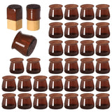 32 Pcs Chair Leg Protectors for Hardwood Floors, Silicone Felt Furniture Leg Cover Pad for Protecting Floors from Scratches and Noise, Smooth Moving, Large(Fit Round Diameter：1-5/16" to 2")