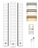 EZVALO Under Cabinet Lighting with Charging Station, Motion Sensor Lights