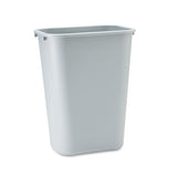 Rubbermaid Commercial Wastebasket Trash Container, 41QT/10.25 GAL, Plastic, Black, Stackable Trash Can for Bedroom/Bathroom/Office, Fits Under Desk/Sink/Cabinet