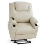 MCombo Power Lift Recliner Chair for Elderly, Heat and Massage 7040(Medium)