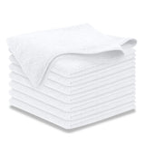 USANOOKS Microfiber Cleaning Cloth Grey - 12 Pcs (12.5"x12.5") - High Performance - 1200 Washes, Ultra Absorbent Microfiber Towel Weave Grime & Liquid for Streak-Free Mirror Shine - Car Washing Cloth
