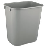 Rubbermaid Commercial Wastebasket Trash Container, 41QT/10.25 GAL, Plastic, Black, Stackable Trash Can for Bedroom/Bathroom/Office, Fits Under Desk/Sink/Cabinet