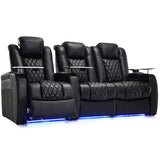 Weilianda Home Theater Seating, Top Grain Leather Movie Theater Chair
