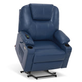 MCombo Power Lift Recliner Chair for Elderly, Heat and Massage 7040(Medium)