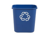 Rubbermaid Commercial Wastebasket Trash Container, 41QT/10.25 GAL, Plastic, Black, Stackable Trash Can for Bedroom/Bathroom/Office, Fits Under Desk/Sink/Cabinet