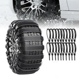Universal Anti-Skid Snow Tire Chains, Winter Emergency Traction