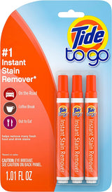 Tide Stain Remover for Clothes, Tide To Go Pen, Instant Stain Remover for Clothes, Travel & Pocket Size, 5 Count (Pack of 1)