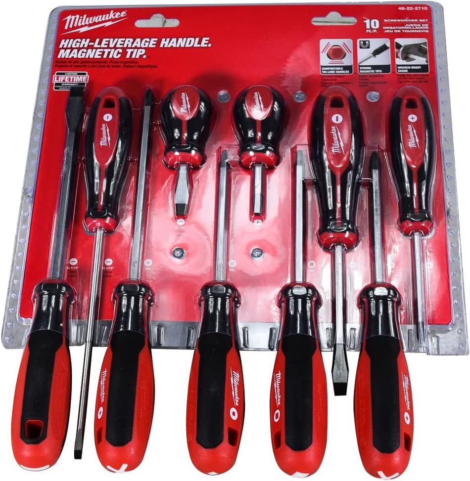 Milwaukee 48-22-2710 10 Piece Screwdriver Set