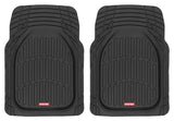 Motor Trend FlexTough Floor Mats for Cars, Black Deep Dish All-Weather Car Mats, Waterproof Trim-to Fit Automotive Floor Mats for Cars Trucks SUV, Universal Floor Liner Car Accessories
