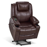 MCombo Power Lift Recliner Chair for Elderly, Heat and Massage 7040(Medium)