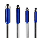 LU&MN Carbide Tipped Router Bits, 1/4" Shank, 15 PCS