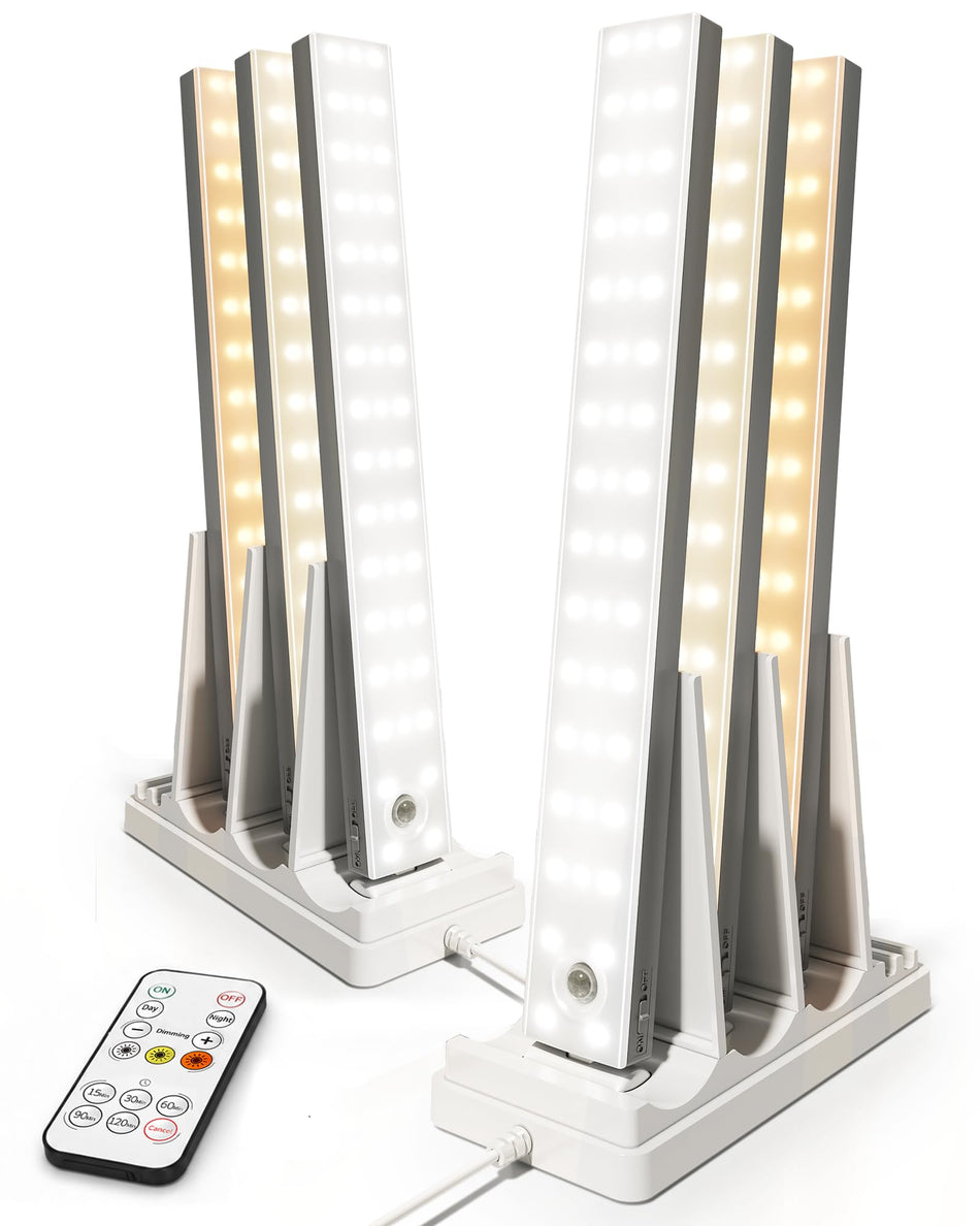 EZVALO Under Cabinet Lighting with Charging Station, Motion Sensor Lights