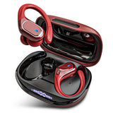 HAOYUYAN Wireless Earbuds, Sports Bluetooth Headphones, 80Hrs Playtime Ear Buds with LED Power Display, Noise Canceling Headset, IPX7 Waterproof Earphones for Workout/Running（Rose Gold）