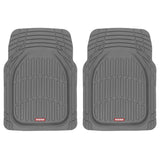 Motor Trend FlexTough Floor Mats for Cars, Black Deep Dish All-Weather Car Mats, Waterproof Trim-to Fit Automotive Floor Mats for Cars Trucks SUV, Universal Floor Liner Car Accessories