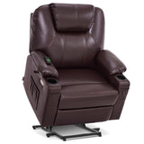 MCombo Power Lift Recliner Chair for Elderly, Heat and Massage 7040(Medium)