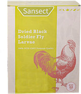 SANSECT 10LB Dried Black Soldier Fly Larvae, Chickens Feed for Wild Birds