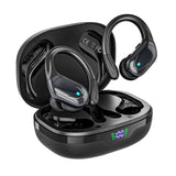 HAOYUYAN Wireless Earbuds, Sports Bluetooth Headphones, 80Hrs Playtime Ear Buds with LED Power Display, Noise Canceling Headset, IPX7 Waterproof Earphones for Workout/Running（Rose Gold）