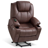MCombo Power Lift Recliner Chair for Elderly, Heat and Massage 7040(Medium)