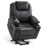 MCombo Power Lift Recliner Chair for Elderly, Heat and Massage 7040(Medium)