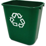 Rubbermaid Commercial Wastebasket Trash Container, 41QT/10.25 GAL, Plastic, Black, Stackable Trash Can for Bedroom/Bathroom/Office, Fits Under Desk/Sink/Cabinet