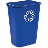 Rubbermaid Commercial Wastebasket Trash Container, 41QT/10.25 GAL, Plastic, Black, Stackable Trash Can for Bedroom/Bathroom/Office, Fits Under Desk/Sink/Cabinet