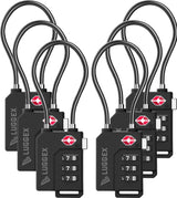 LUGGEX 10 Pack TSA Locks for Luggage, Luggage Locks TSA Approved