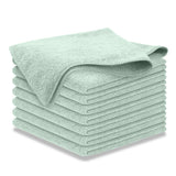 USANOOKS Microfiber Cleaning Cloth Grey - 12 Pcs (12.5"x12.5") - High Performance - 1200 Washes, Ultra Absorbent Microfiber Towel Weave Grime & Liquid for Streak-Free Mirror Shine - Car Washing Cloth