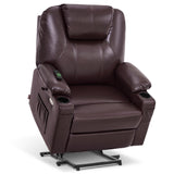 MCombo Power Lift Recliner Chair for Elderly, Heat and Massage 7040(Medium)