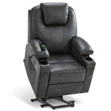 MCombo Power Lift Recliner Chair for Elderly, Heat and Massage 7040(Medium)