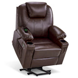 MCombo Power Lift Recliner Chair for Elderly, Heat and Massage 7040(Medium)