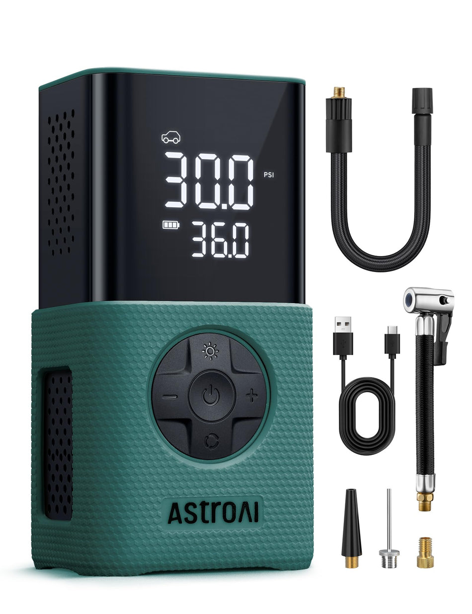 AstroAI L7 Tire Inflator Portable Air Compressor,150 PSI Cordless Bike Pump