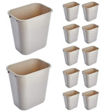 Rubbermaid Commercial Wastebasket Trash Container, 41QT/10.25 GAL, Plastic, Black, Stackable Trash Can for Bedroom/Bathroom/Office, Fits Under Desk/Sink/Cabinet