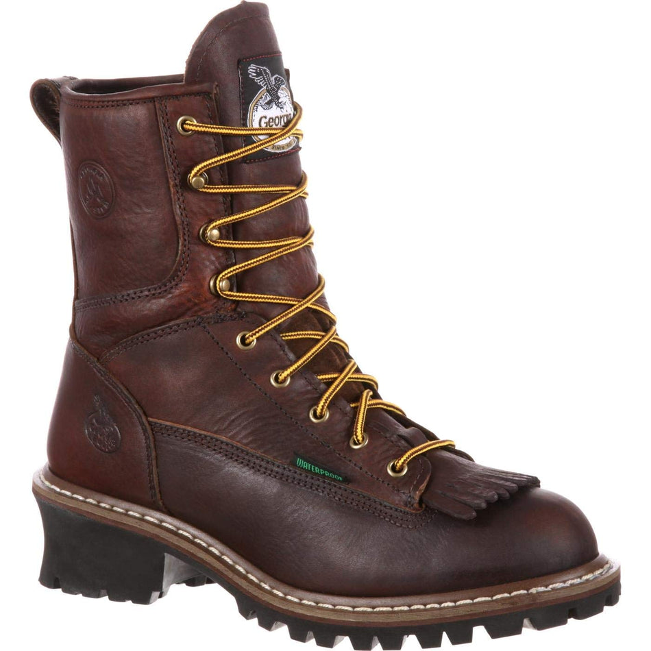 Georgia Boot Men's Waterproof Lace-To-Toe Work Boots