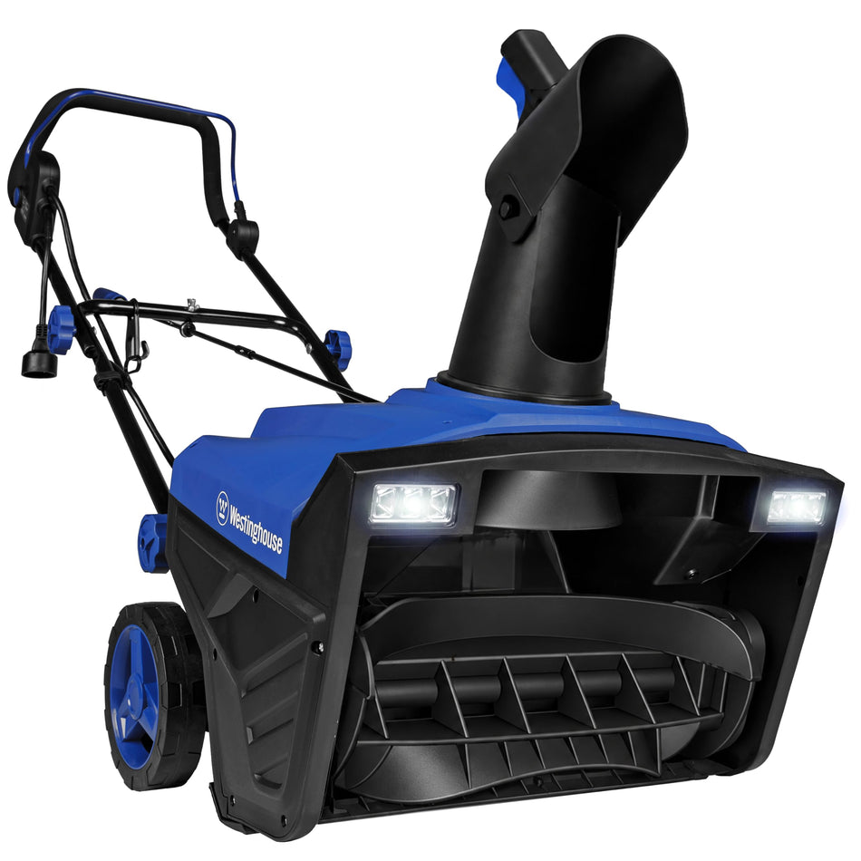 Westinghouse WSnow22 Corded Snow Blower 22 Inch, Steel Auger, Dual LED Lights, Electric Snow Blower with 25ft Throwing Distance, Plows 840lbs/min, Adjustable Chute