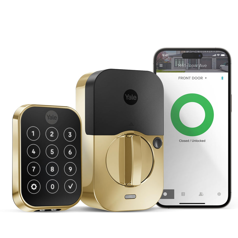 Yale Assure Lock 2 Keypad Smart Deadbolt with Wi-Fi, Satin Nickel